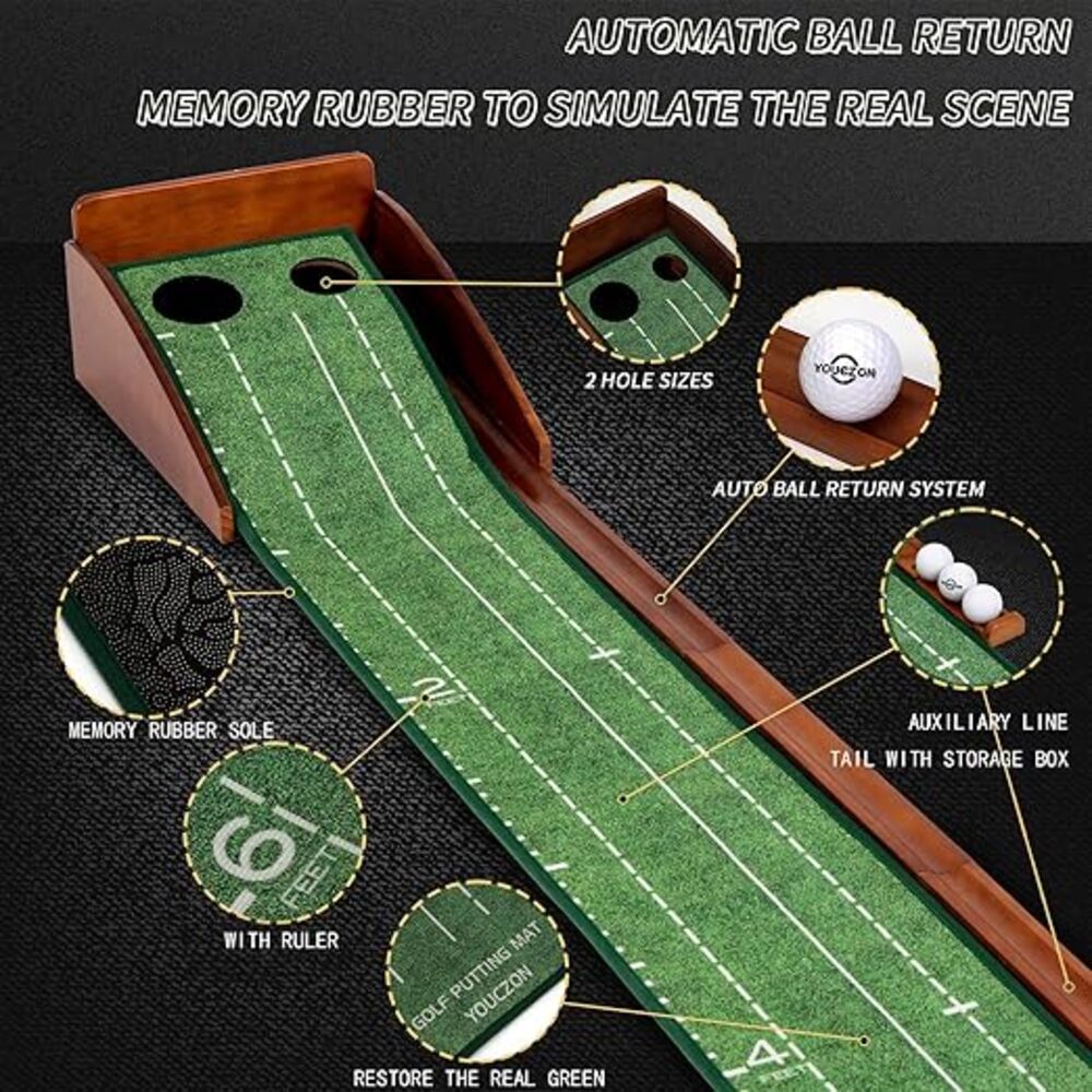 Golf Removable Putter Practice - Golf Putting Mat 评论和价格