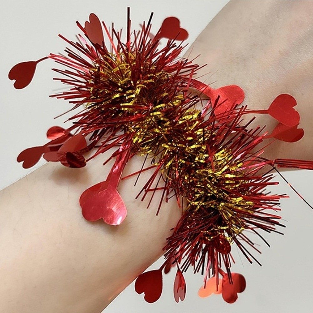 10pcs Wrist Decor Colorful Met - Cheerleading Pom Pom 评论和价格