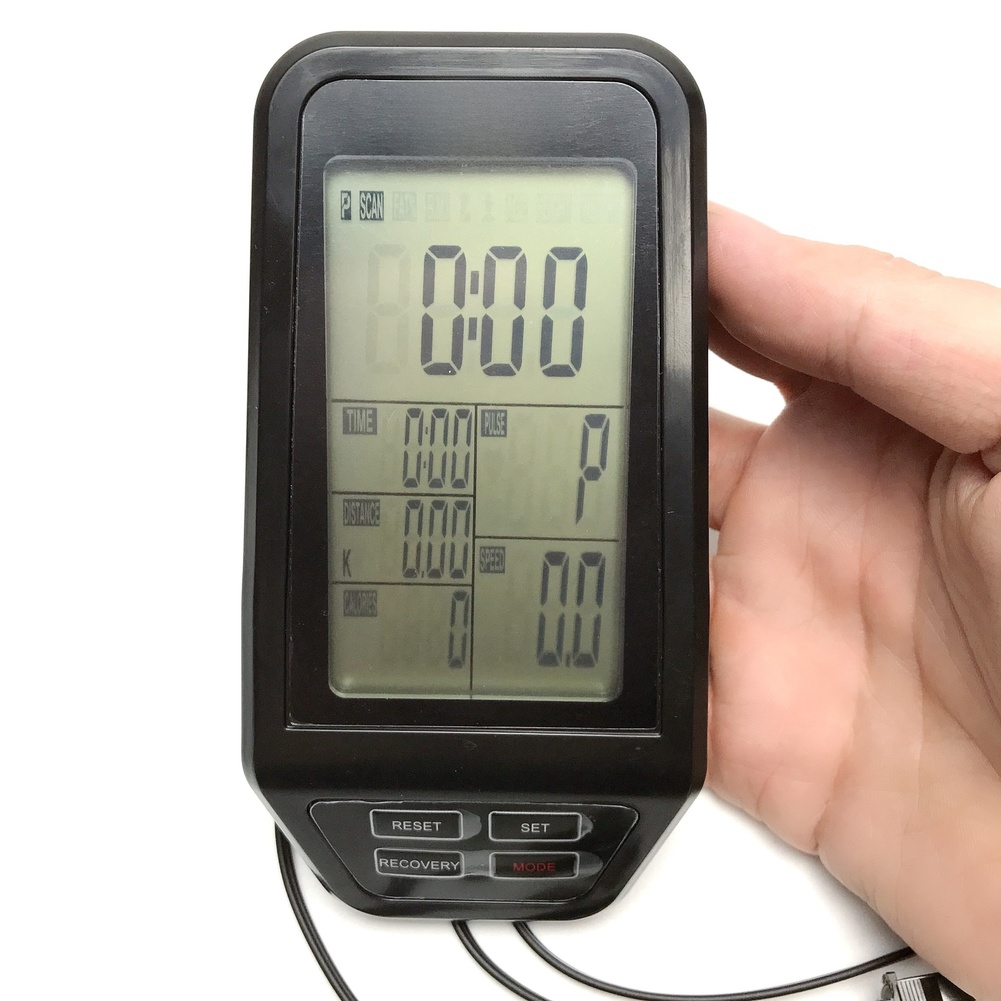 Black Exercise Bike Computer D - Sports Equipment Meaning 评论和价格