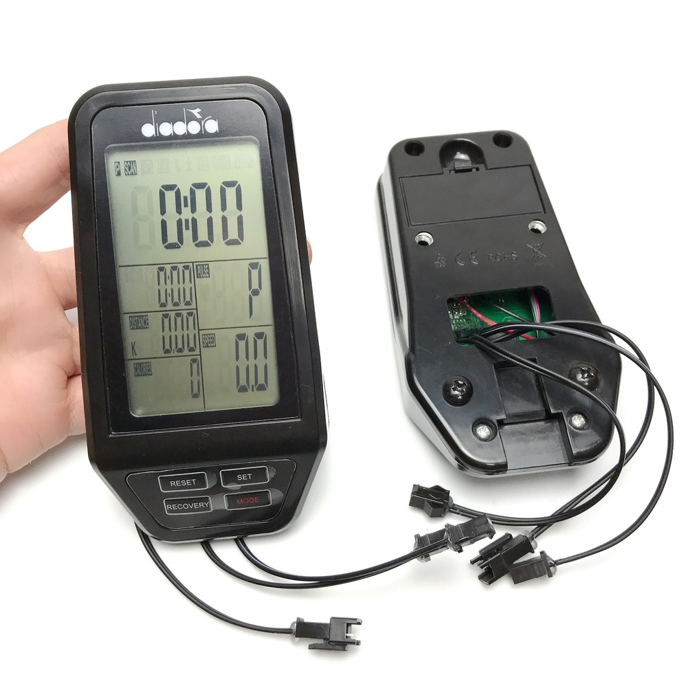 Black Exercise Bike Computer D - Sports Equipment Meaning 评论和价格