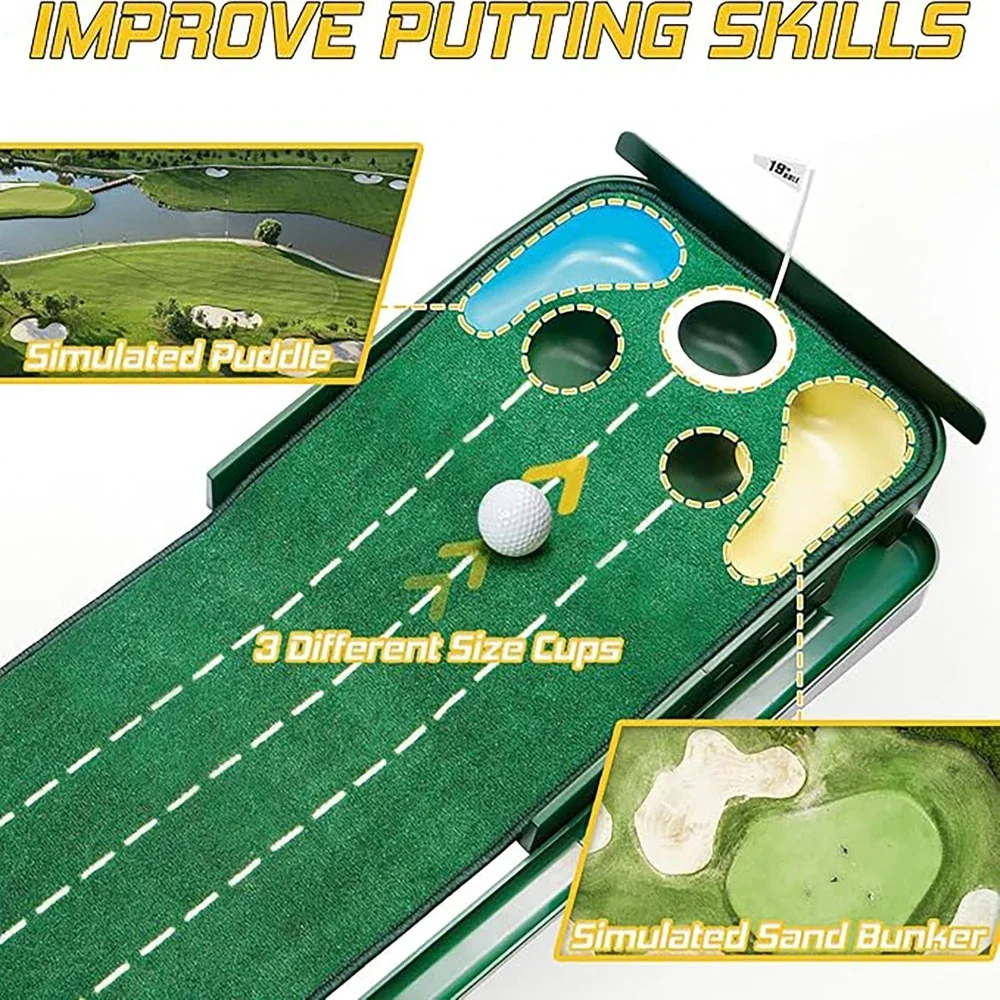 PGM Golf Indoor Putting Mat Pu - Golf Putting Mat 评论和价格