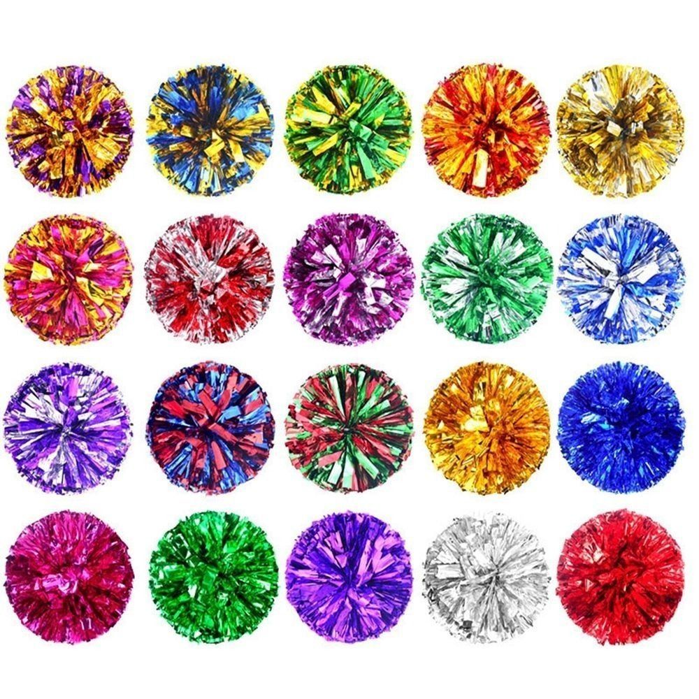 25cm Game Pom Poms PET Come On - Cheerleading Pom Pom 评论和价格