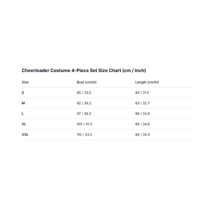 Cheerleading Dance Costume Set - Cheerleading Pom Pom 评论和价格