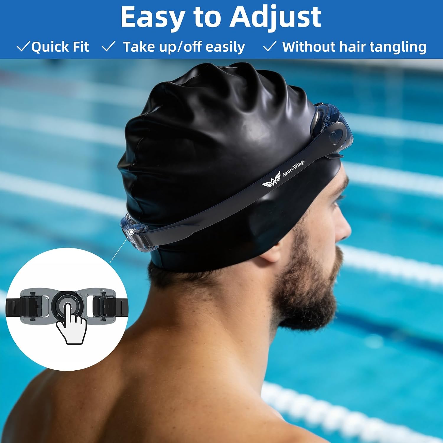 2 Pack Adult Swimming Goggles  - Swimming Goggles Anti Fog 评论和价格