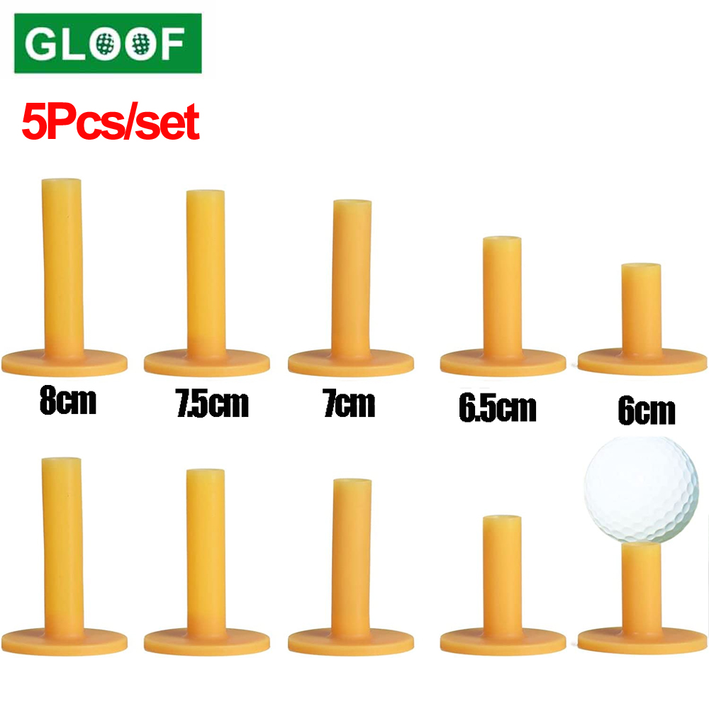 5pc/set Rubber Golf Tees,Golf  - Golf Putting Mat 评论和价格
