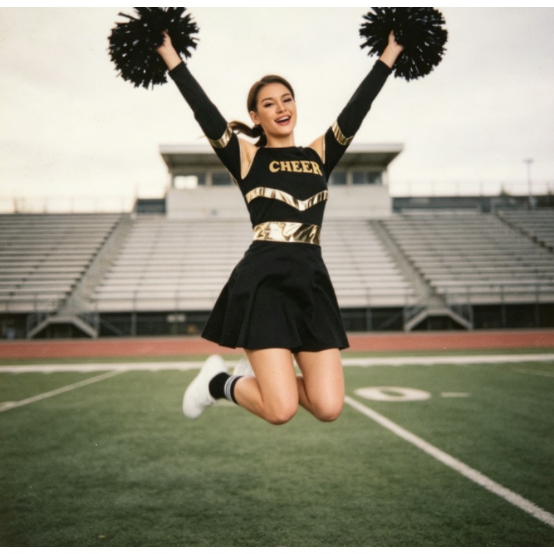 European American Cheerleader  - Cheerleading Pom Pom 评论和价格