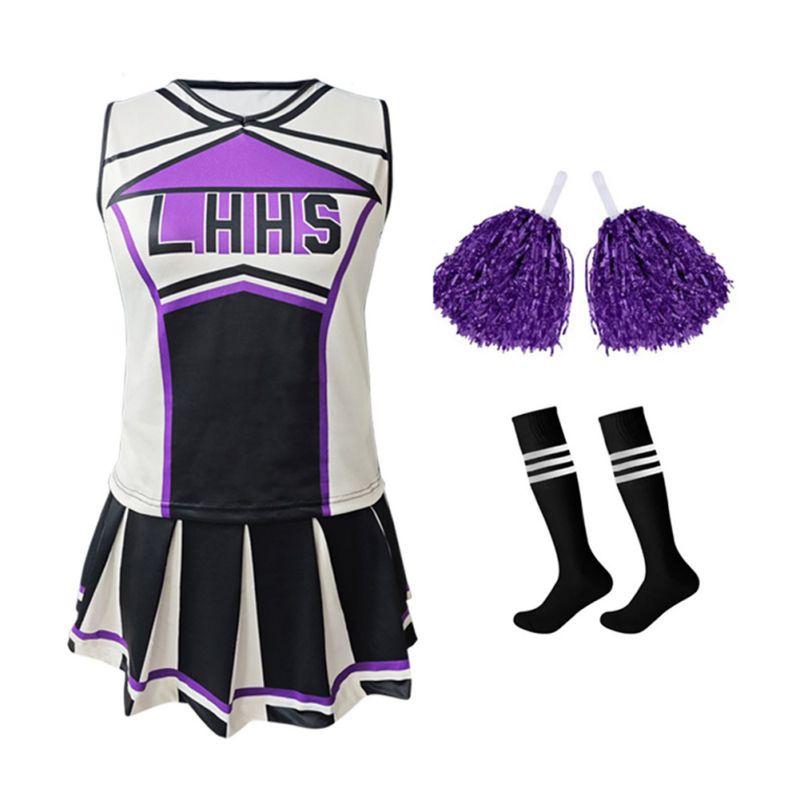 Women's Cheerleader Costume Un - Cheerleading Pom Pom 评论和价格