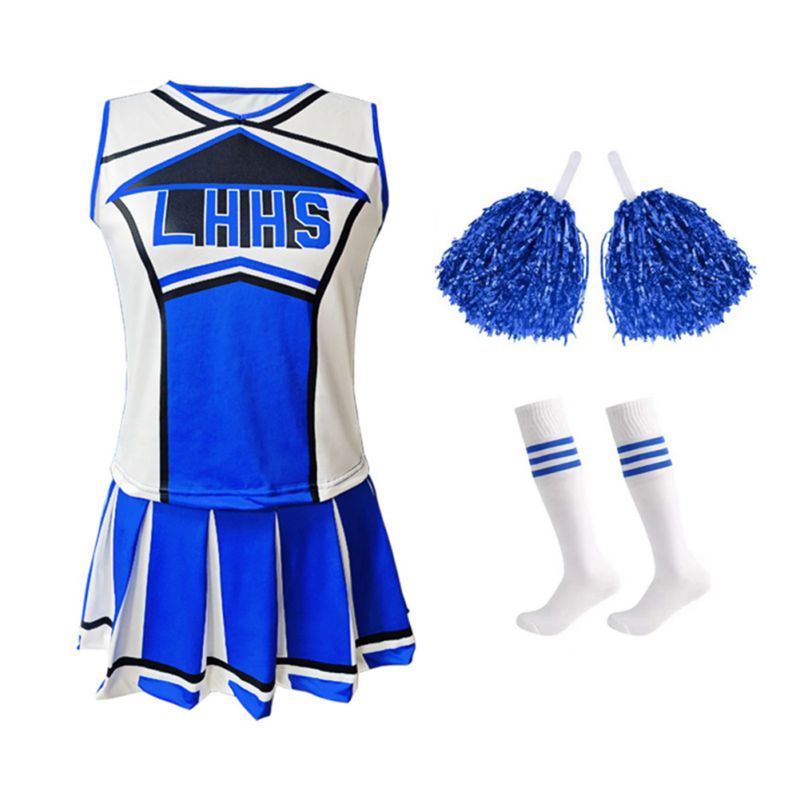 Women's Cheerleader Costume Un - Cheerleading Pom Pom 评论和价格