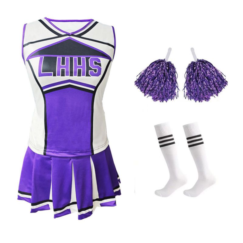 Women's Cheerleader Costume Un - Cheerleading Pom Pom 评论和价格