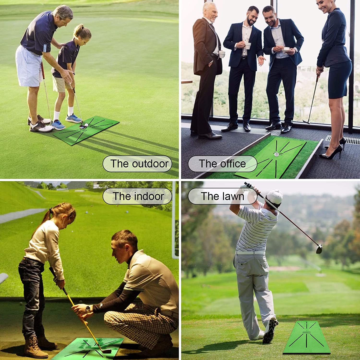 Golf Training Mat Swing Track  - Golf Putting Mat 评论和价格