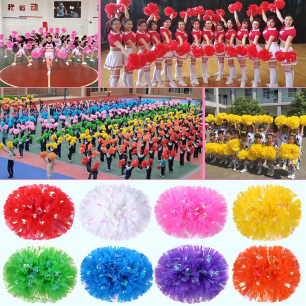 9 Colors Game Pompoms High Qua - Cheerleading Pom Pom 评论和价格