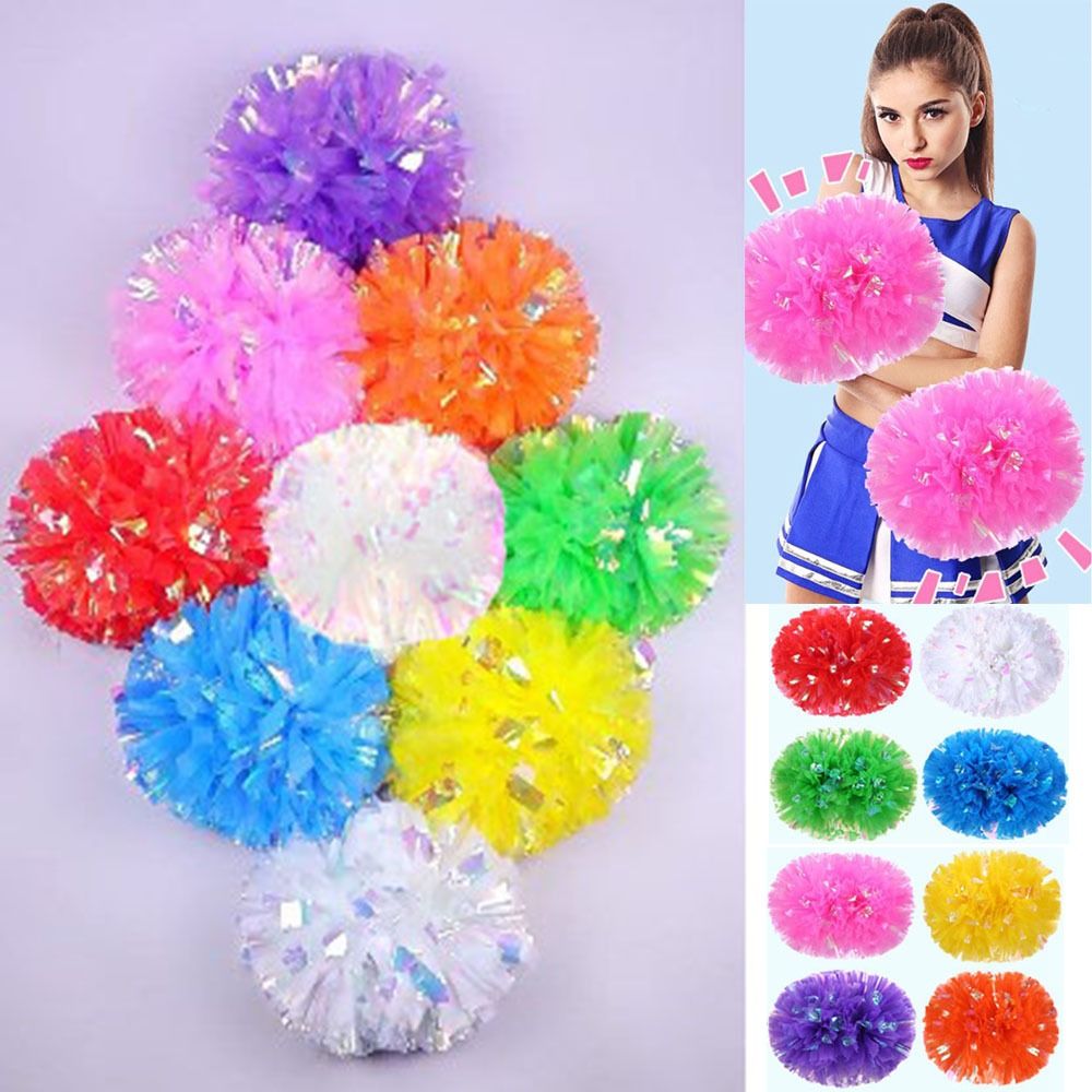 9 Colors Game Pompoms High Qua - Cheerleading Pom Pom 评论和价格