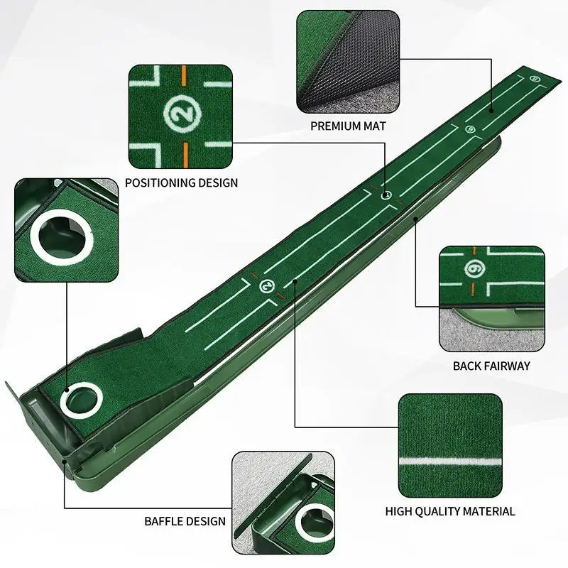 Mini Golf Green Putter Mat Por - Golf Putting Mat 评论和价格